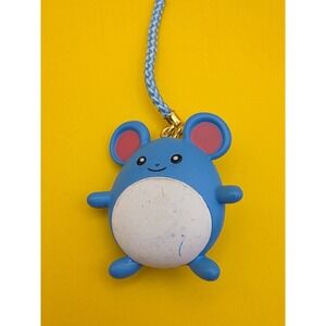 Marill‎ Pokemon T-ARTS TOMY Mini Figure Mascot Charm / Phone Strap / Keychain